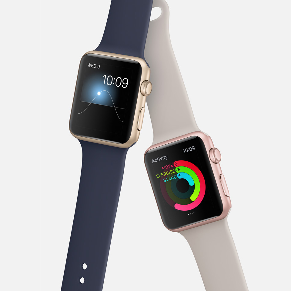 Apple Watch Sport - Rosegold & Gold