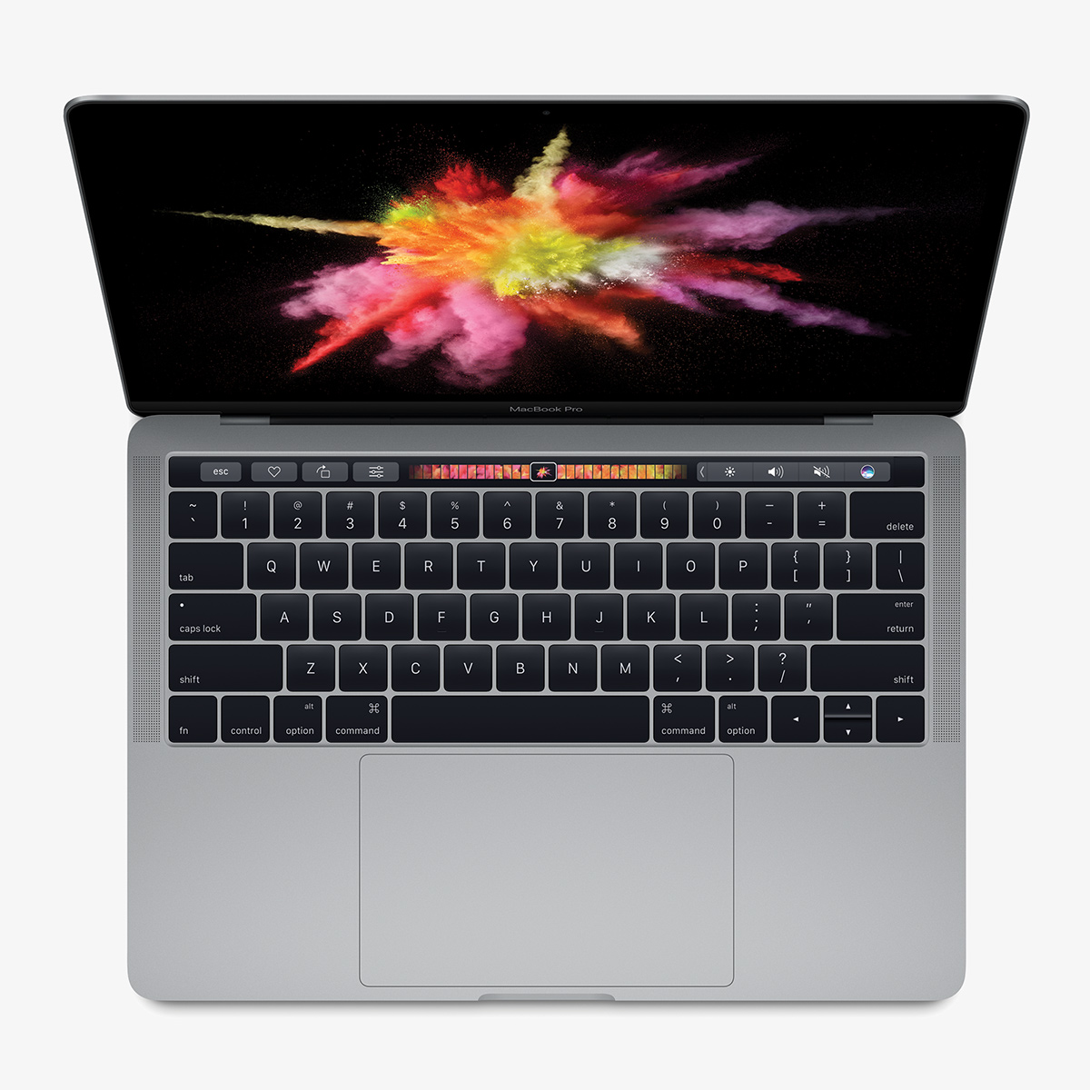 Macbook Pro 2016 - Open - Above